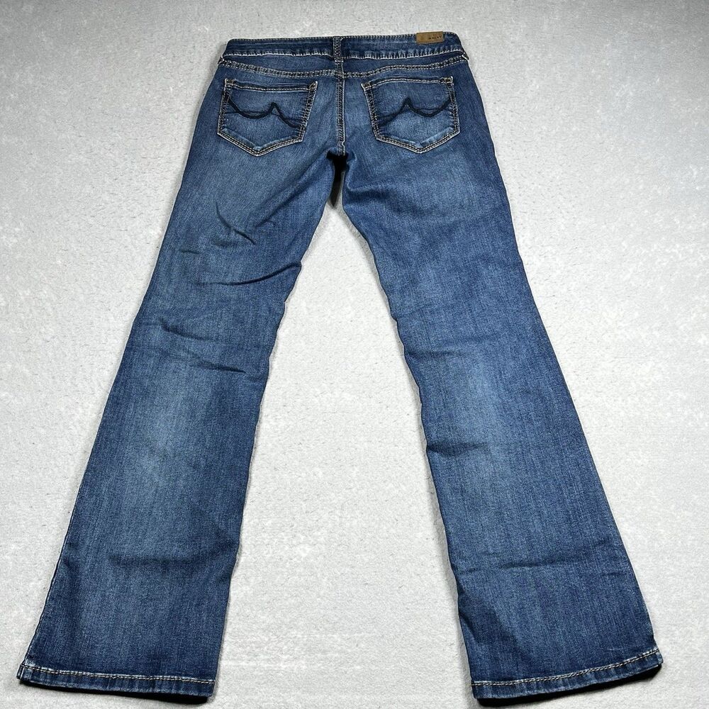 Ariat Demi Boot Jeans Womens 29S Medium Wash Blue Denim Stretch Low Rise Western - Picture 8 of 12